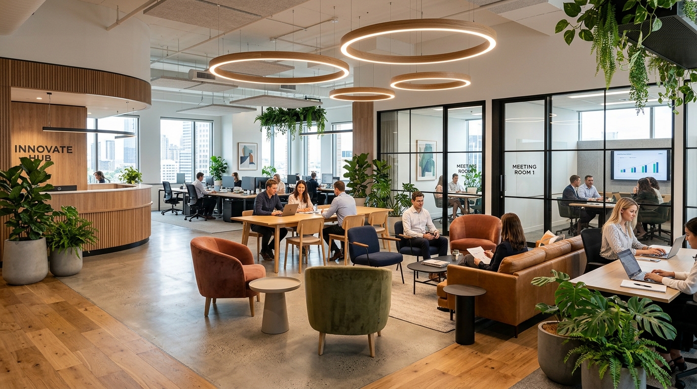 Modern Flexible Coworking & Commercial Workspace